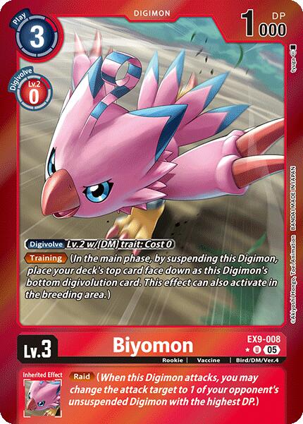 Biyomon [EX9-008] (Limited Foil) [Versus Monsters] | Card Merchant Takapuna