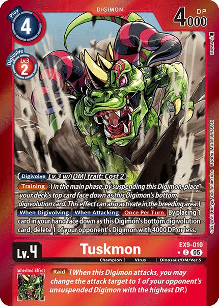 Tuskmon [EX9-010] (Limited Foil) [Versus Monsters] | Card Merchant Takapuna