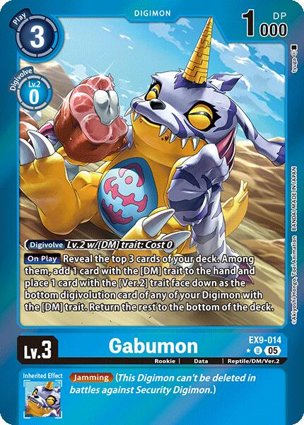 Gabumon [EX9-014] (Limited Foil) [Versus Monsters] | Card Merchant Takapuna