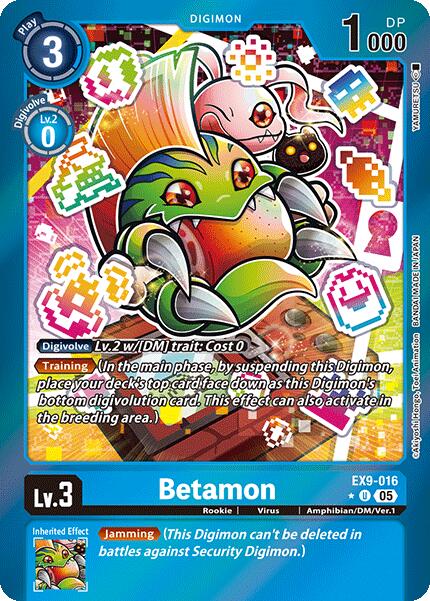 Betamon [EX9-016] (Limited Foil) [Versus Monsters] | Card Merchant Takapuna
