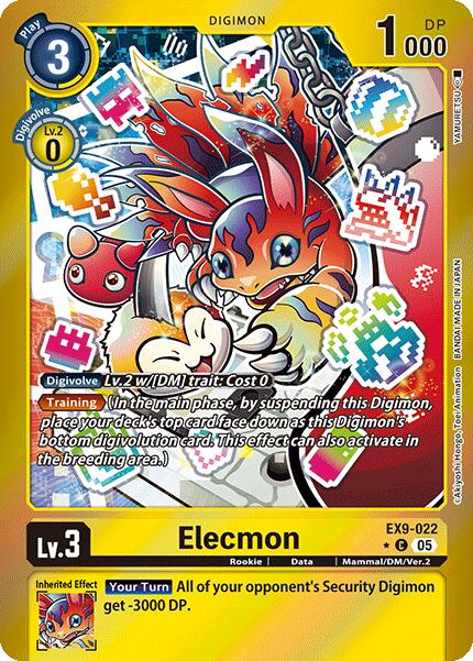 Elecmon [EX9-022] (Limited Foil) [Versus Monsters] | Card Merchant Takapuna
