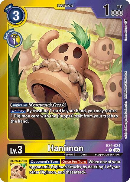 Hanimon [EX9-024] (Limited Foil) [Versus Monsters] | Card Merchant Takapuna