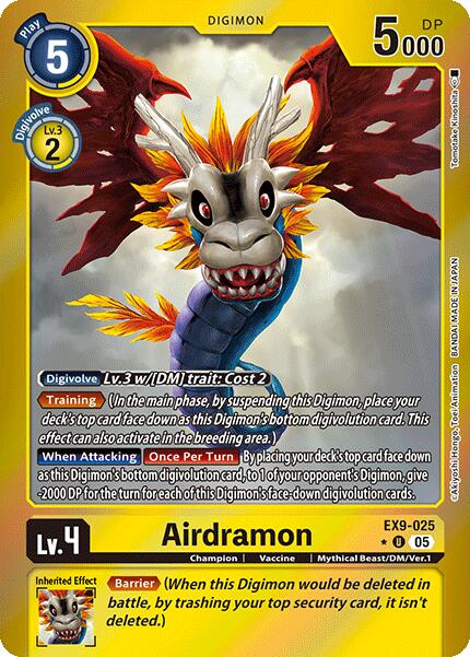 Airdramon [EX9-025] (Limited Foil) [Versus Monsters] | Card Merchant Takapuna