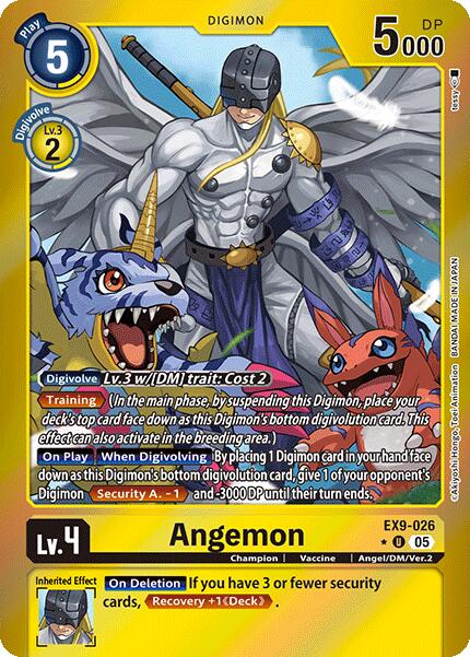 Angemon [EX9-026] (Limited Foil) [Versus Monsters] | Card Merchant Takapuna