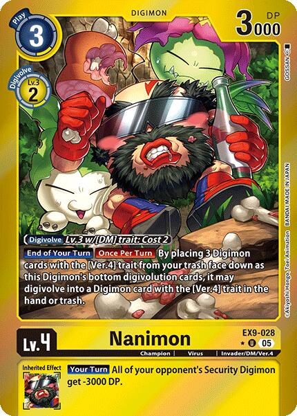 Nanimon [EX9-028] (Limited Foil) [Versus Monsters] | Card Merchant Takapuna