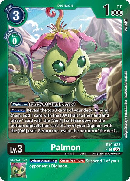 Palmon [EX9-035] (Limited Foil) [Versus Monsters] | Card Merchant Takapuna