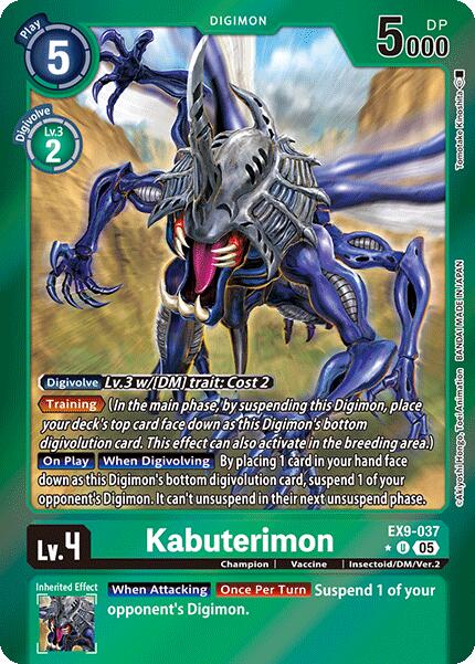 Kabuterimon [EX9-037] (Limited Foil) [Versus Monsters] | Card Merchant Takapuna