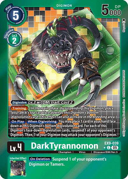DarkTyrannomon [EX9-039] (Limited Foil) [Versus Monsters] | Card Merchant Takapuna