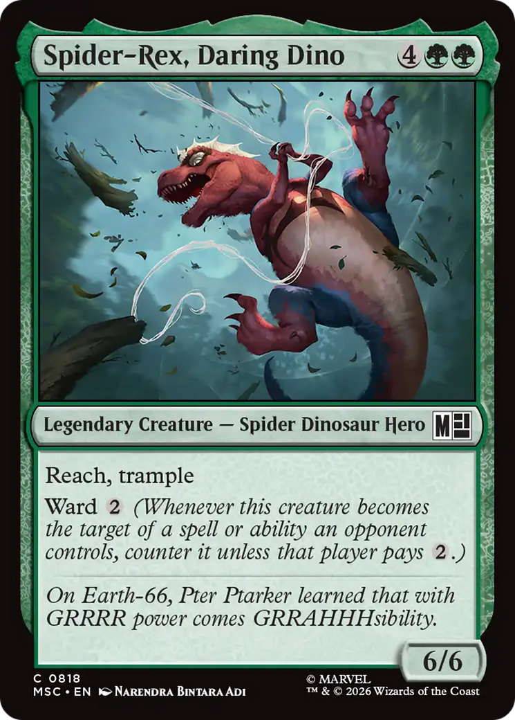 Spider-Rex, Daring Dino [Marvel Super Heroes Commander] | Card Merchant Takapuna