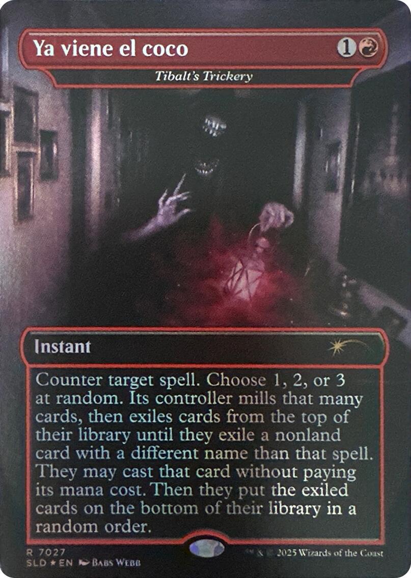 Ya viene el coco - Tibalt's Trickery (Rainbow Foil) [Secret Lair Drop Series] | Card Merchant Takapuna