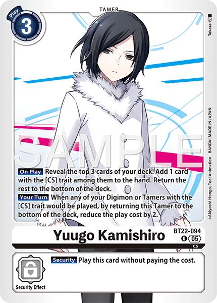 Yuugo Kamishiro [BT22-094] [Cyber Eden] | Card Merchant Takapuna