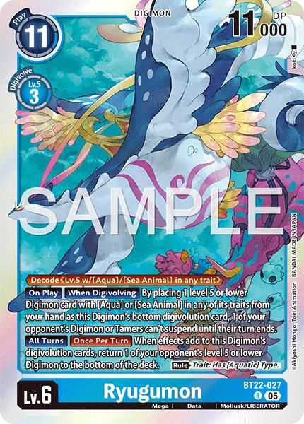 Ryugumon [BT22-027] [Cyber Eden] | Card Merchant Takapuna
