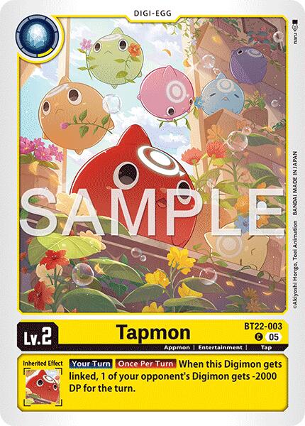 Tapmon [BT22-003] [Cyber Eden] | Card Merchant Takapuna