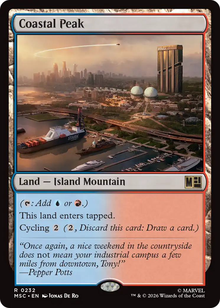 Coastal Peak [Marvel Super Heroes Commander] | Card Merchant Takapuna