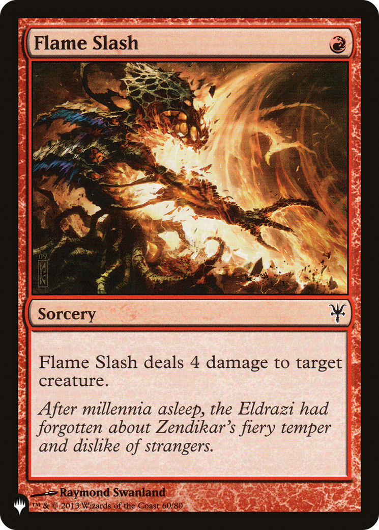 Flame Slash [The List] | Card Merchant Takapuna