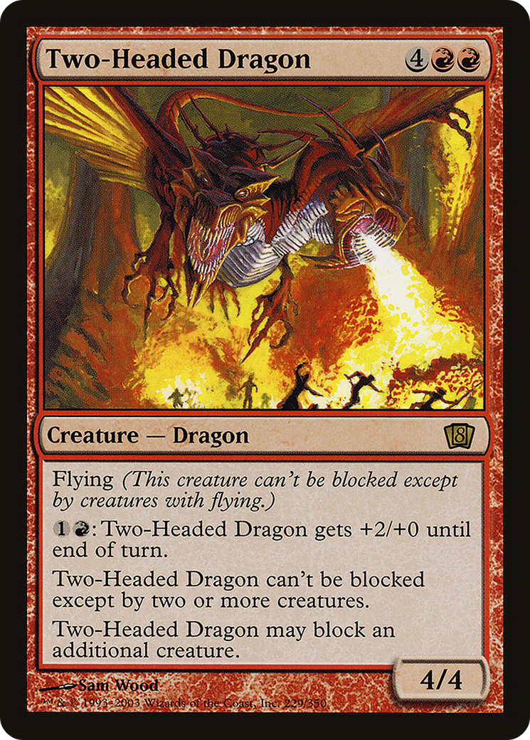 Two-Headed Dragon (E3 2003) [Oversize Cards] | Card Merchant Takapuna