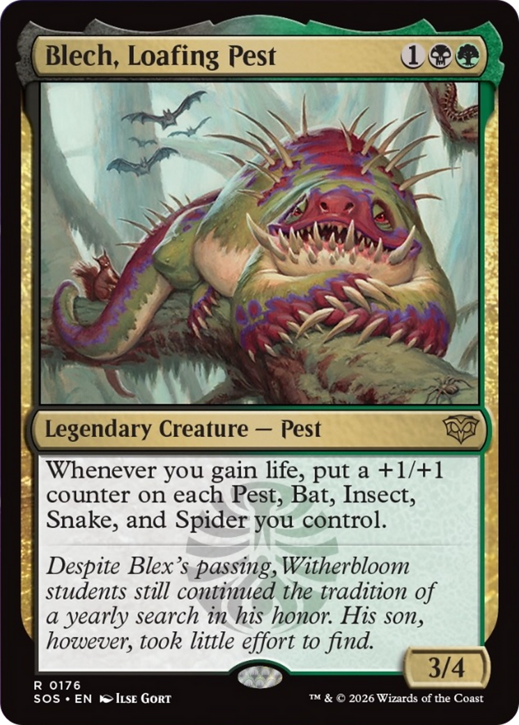Blech, Loafing Pest [Secrets of Strixhaven] | Card Merchant Takapuna