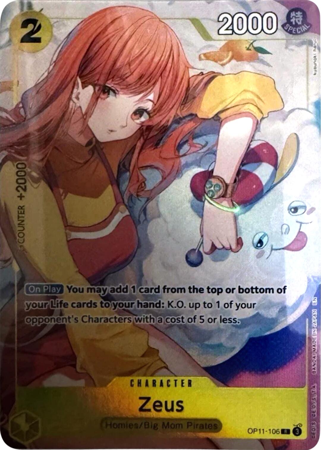 Zeus (Official Playmat - Bandai Card Games Fest 24-25 Edition) [One Piece Promotion Cards] | Card Merchant Takapuna