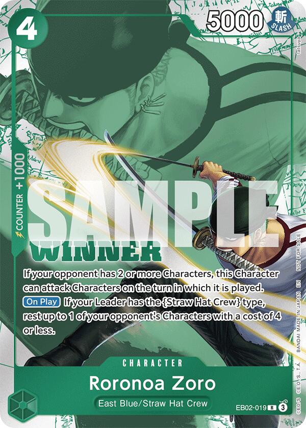 Roronoa Zoro (Winner Pack 2025 Vol. 3) [One Piece Promotion Cards] | Card Merchant Takapuna