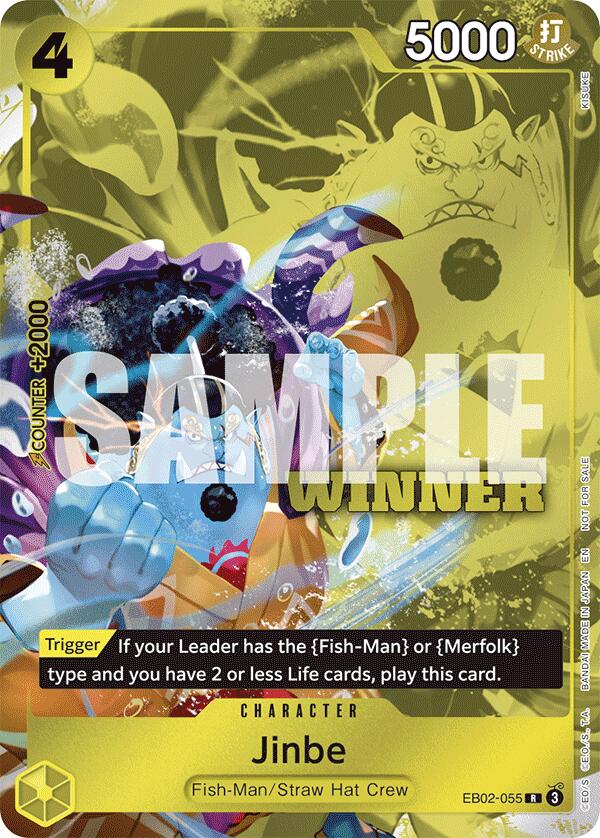 Jinbe (Winner Pack 2025 Vol. 3) [One Piece Promotion Cards] | Card Merchant Takapuna