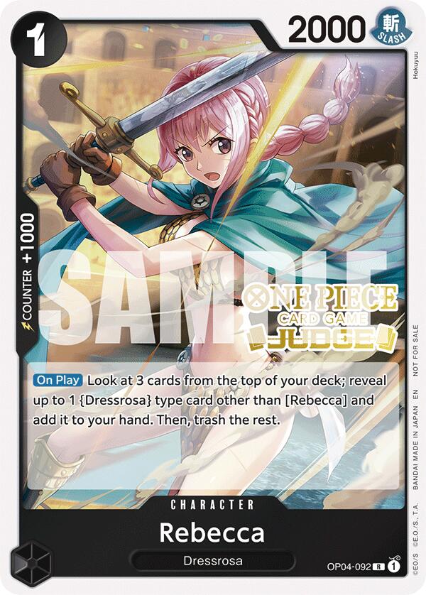 Rebecca (Judge Pack Vol. 6) [One Piece Promotion Cards] | Card Merchant Takapuna