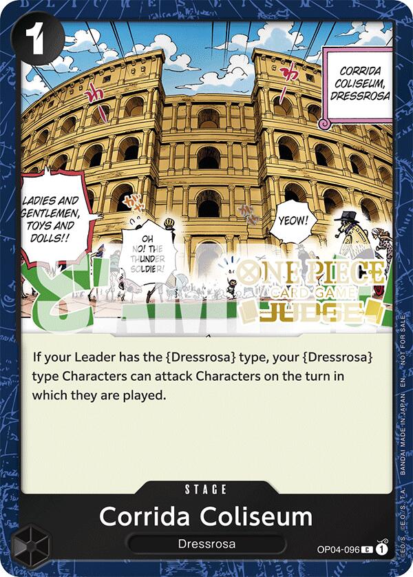 Corrida Coliseum (Judge Pack Vol. 6) [One Piece Promotion Cards] | Card Merchant Takapuna