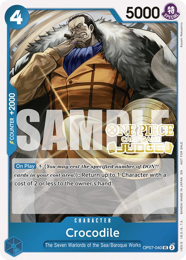 Crocodile (Judge Pack Vol. 6) [One Piece Promotion Cards] | Card Merchant Takapuna
