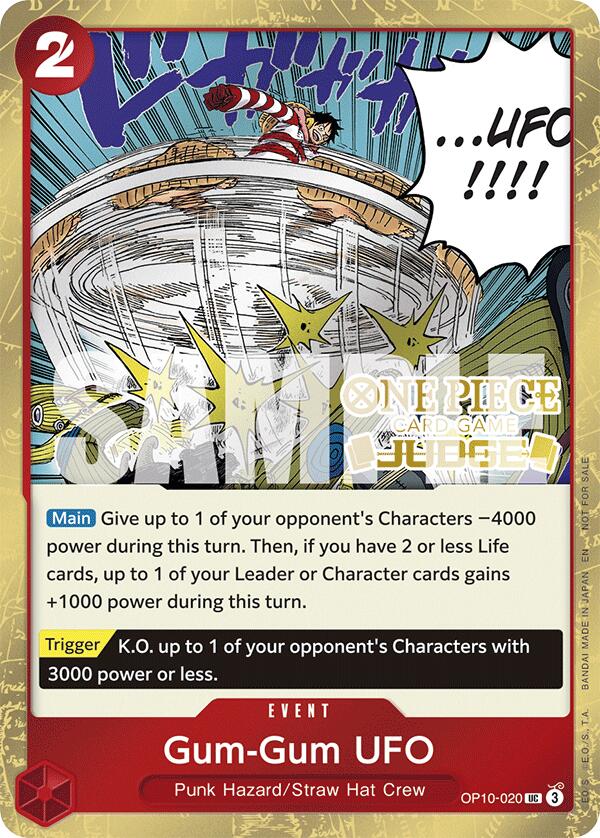 Gum-Gum UFO (Judge Pack Vol. 6) [One Piece Promotion Cards] | Card Merchant Takapuna