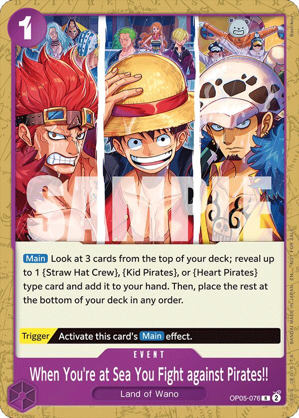 When You're at Sea You Fight against Pirates!! (2025 Pirates League Store) [Qualifier] [One Piece Promotion Cards] | Card Merchant Takapuna