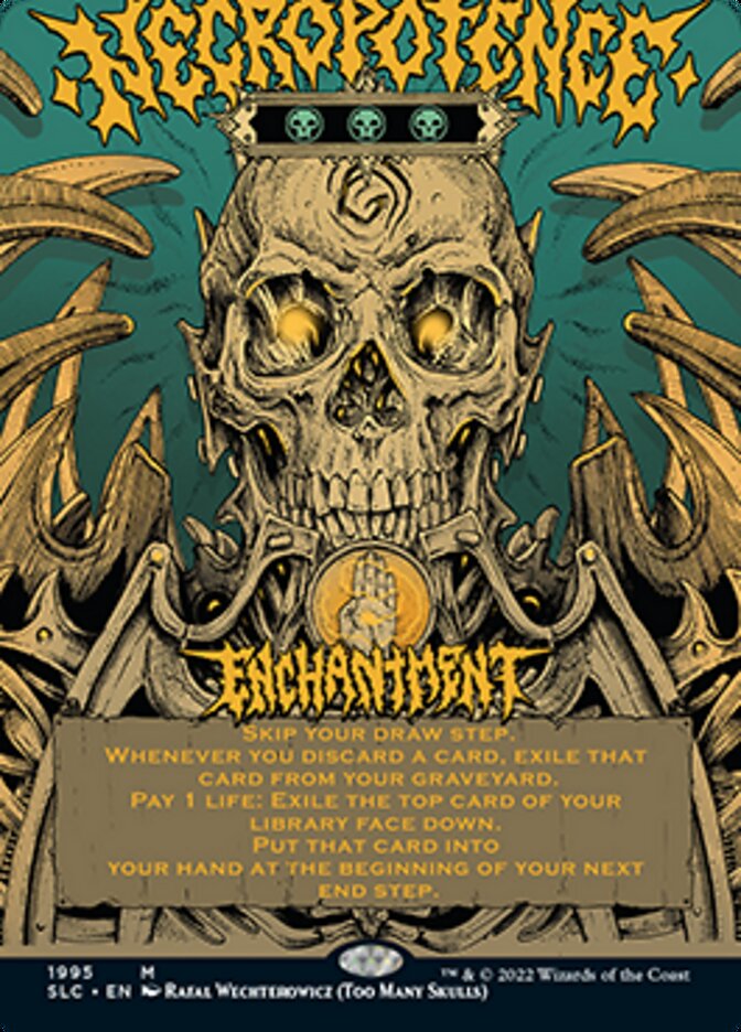 Necropotence (Borderless Alternate Art) [Secret Lair Countdown Kit] | Card Merchant Takapuna