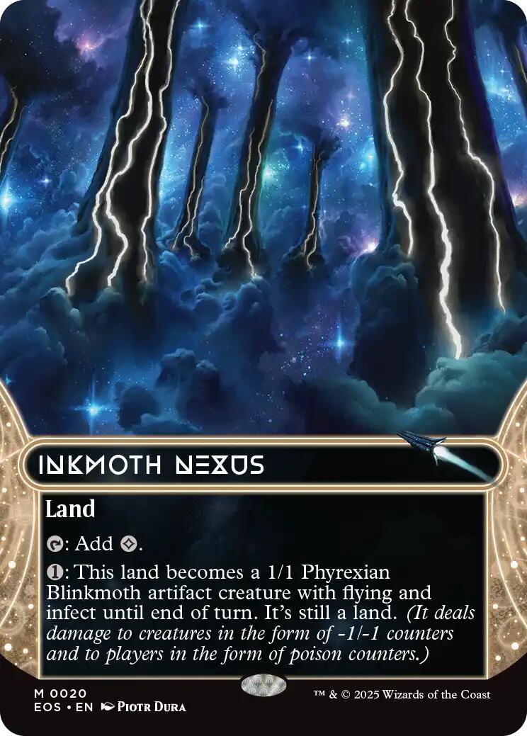 Inkmoth Nexus (0020) (Borderless) [Edge of Eternities: Stellar Sights] | Card Merchant Takapuna