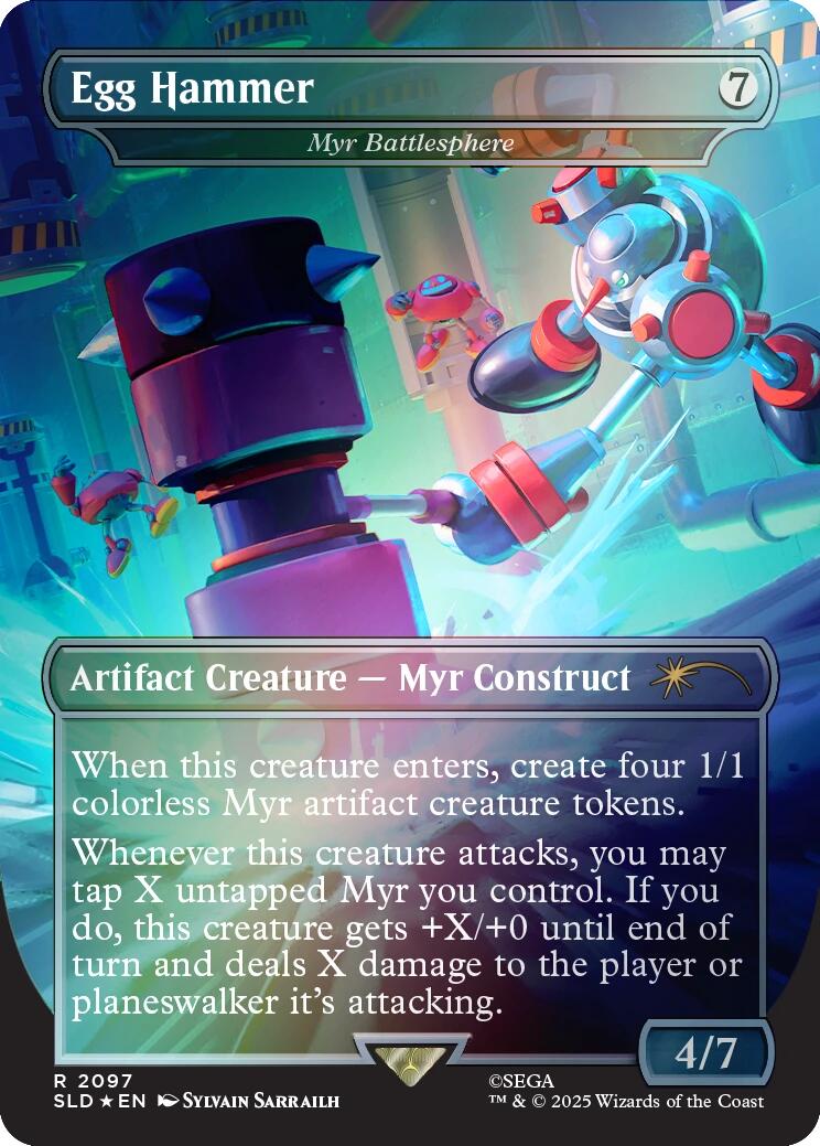 Egg Hammer - Myr Battlesphere (Rainbow Foil) [Secret Lair Drop Series] | Card Merchant Takapuna