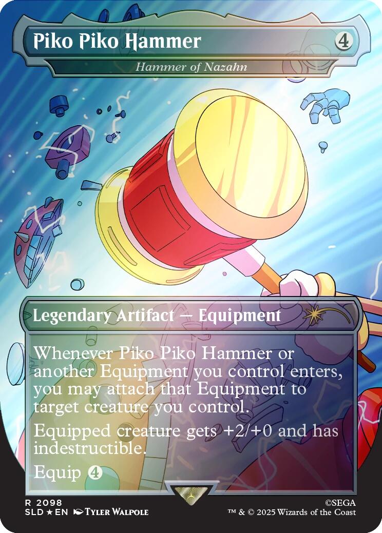 Piko Piko Hammer - Hammer of Nazahn (Rainbow Foil) [Secret Lair Drop Series] | Card Merchant Takapuna