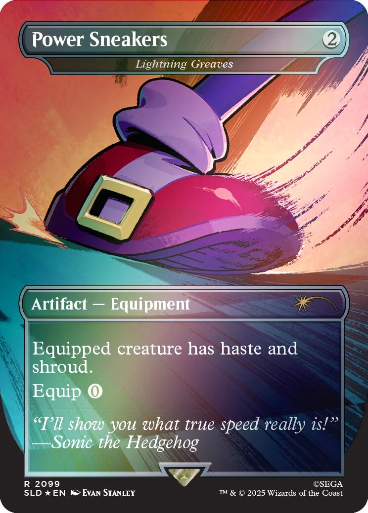 Power Sneakers - Lightning Greaves (Rainbow Foil) [Secret Lair Drop Series] | Card Merchant Takapuna