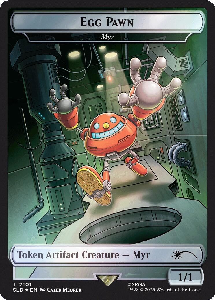 Egg Pawn - Myr Token (Rainbow Foil) [Secret Lair Drop Series] | Card Merchant Takapuna