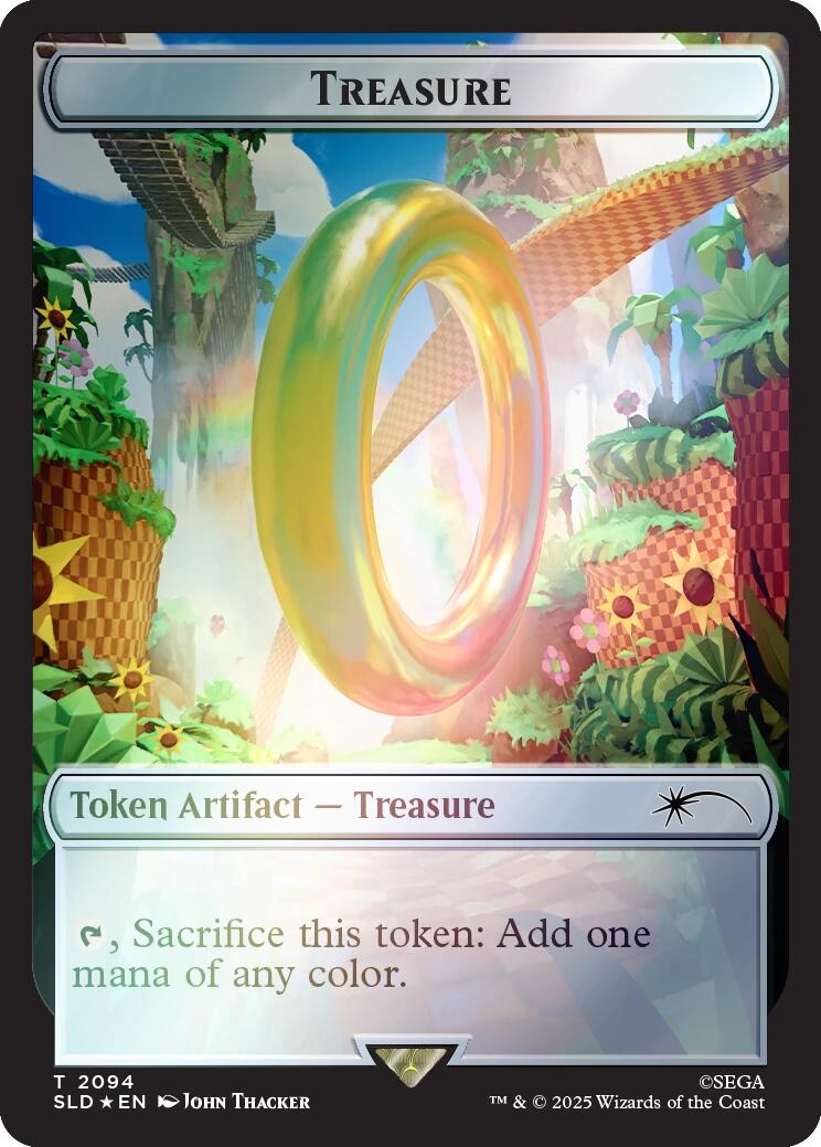 Treasure Token (2094) (Rainbow Foil) [Secret Lair Drop Series] | Card Merchant Takapuna