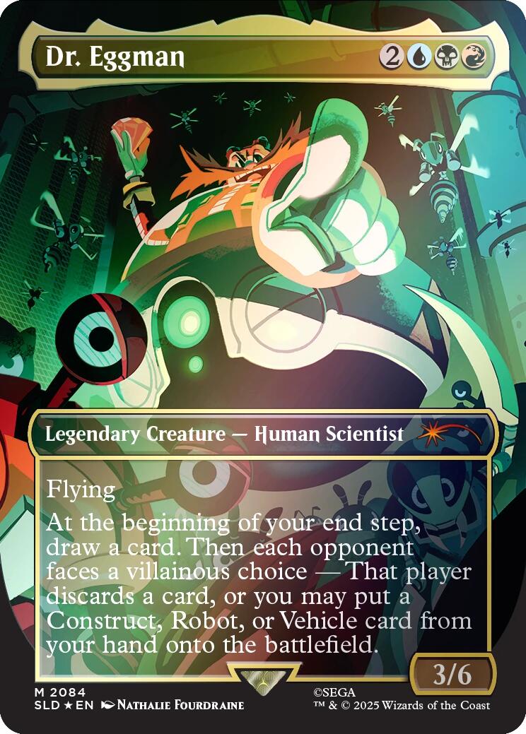 Dr. Eggman (Rainbow Foil) [Secret Lair Drop Series] | Card Merchant Takapuna