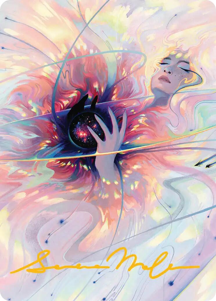 Beyond the Quiet Art Card (Gold-Stamped Signature) [Edge of Eternities Art Series] | Card Merchant Takapuna
