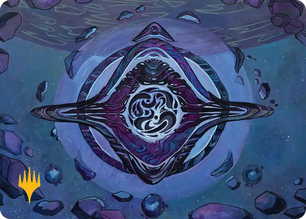 Archenemy's Charm Art Card (Gold-Stamped Planeswalker Symbol) [Edge of Eternities Art Series] | Card Merchant Takapuna