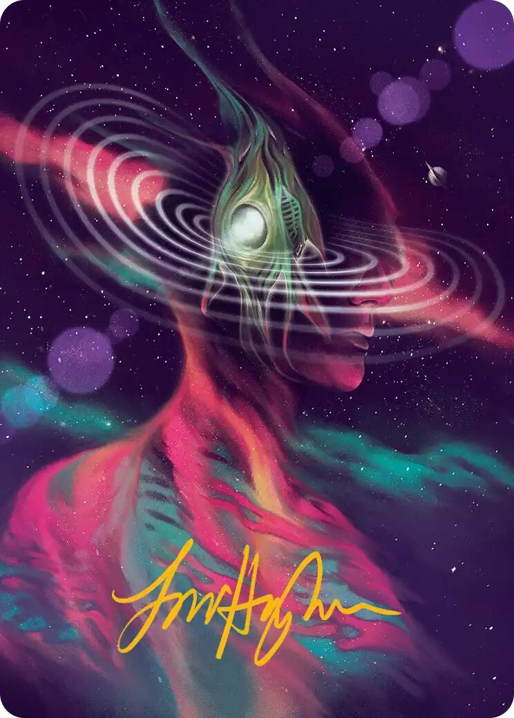 Terrasymbiosis Art Card (Gold-Stamped Signature) [Edge of Eternities Art Series] | Card Merchant Takapuna