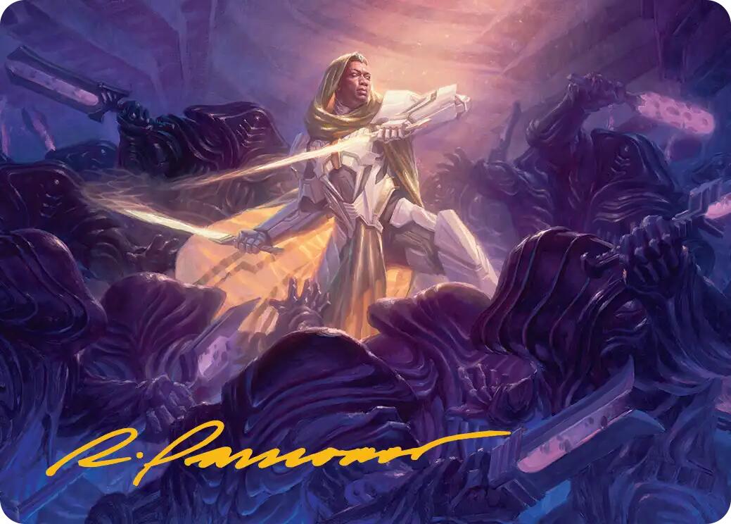 Syr Vondam, Sunstar Exemplar Art Card (Gold-Stamped Signature) [Edge of Eternities Art Series] | Card Merchant Takapuna
