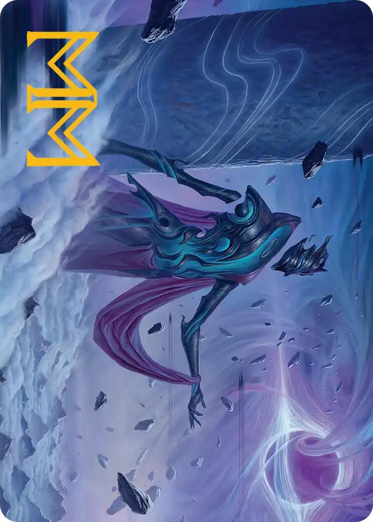 Bygone Colossus Art Card (Gold-Stamped Signature) [Edge of Eternities Art Series] | Card Merchant Takapuna