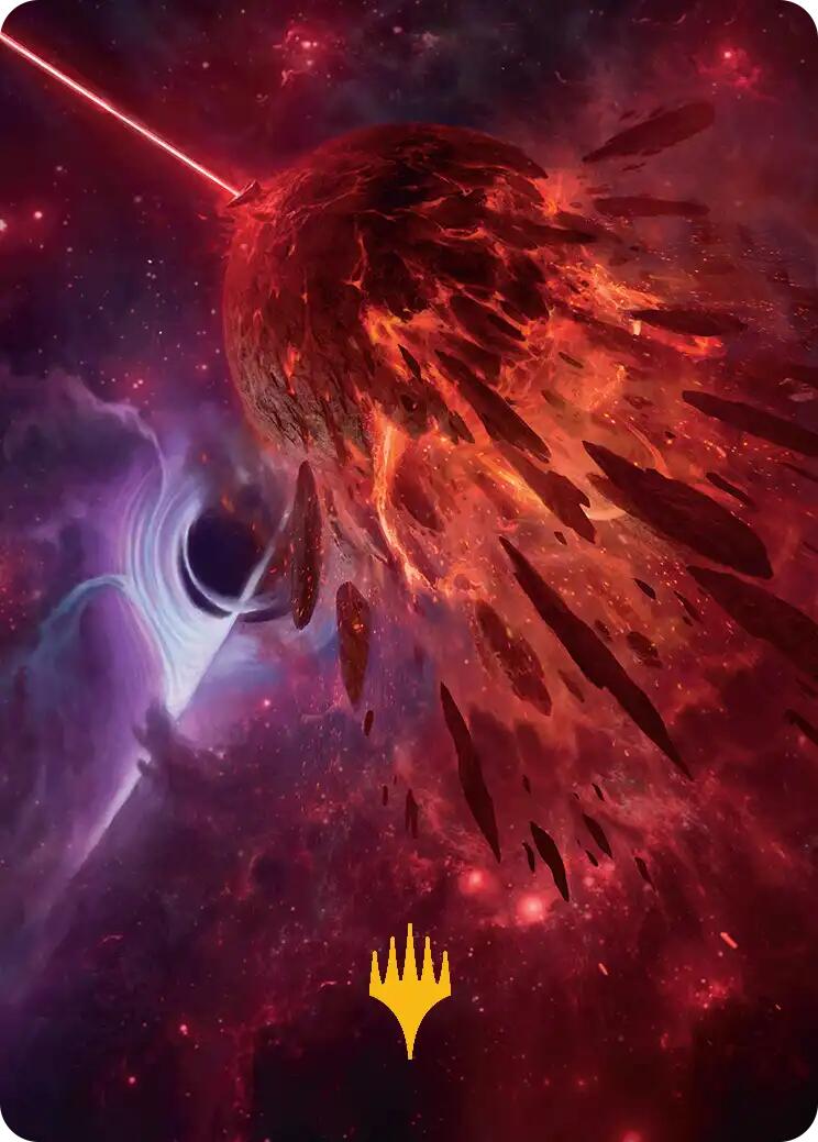 Kavaron, Memorial World Art Card (Gold-Stamped Planeswalker Symbol) [Edge of Eternities Art Series] | Card Merchant Takapuna