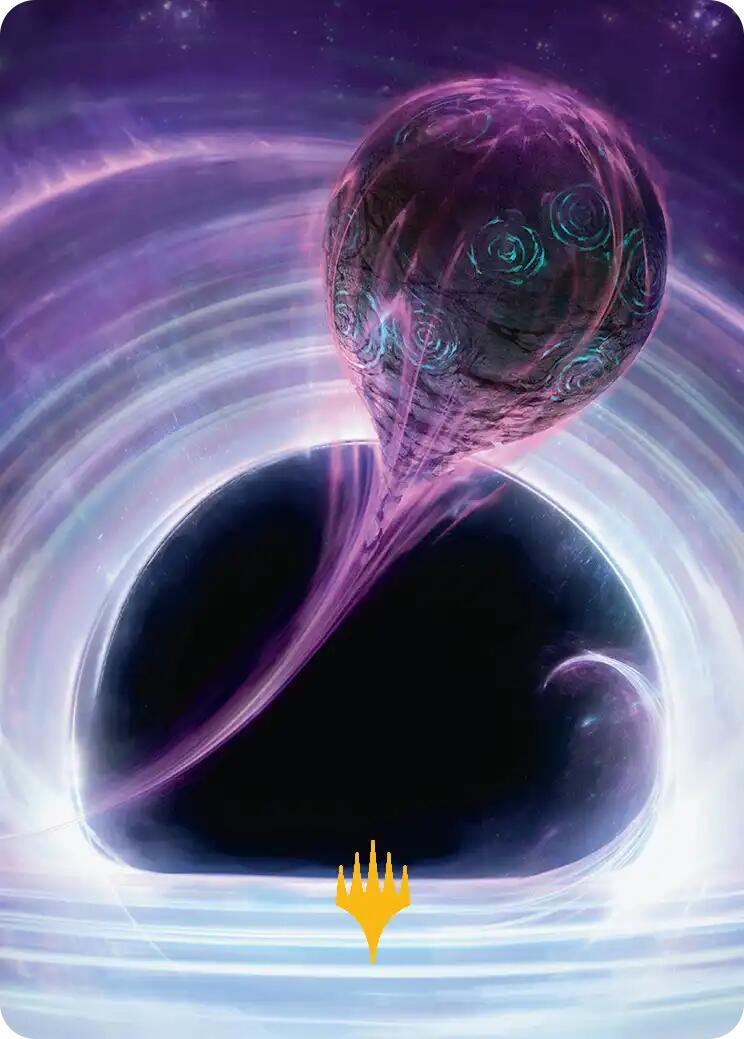 Susur Secundi, Void Altar Art Card (Gold-Stamped Planeswalker Symbol) [Edge of Eternities Art Series] | Card Merchant Takapuna