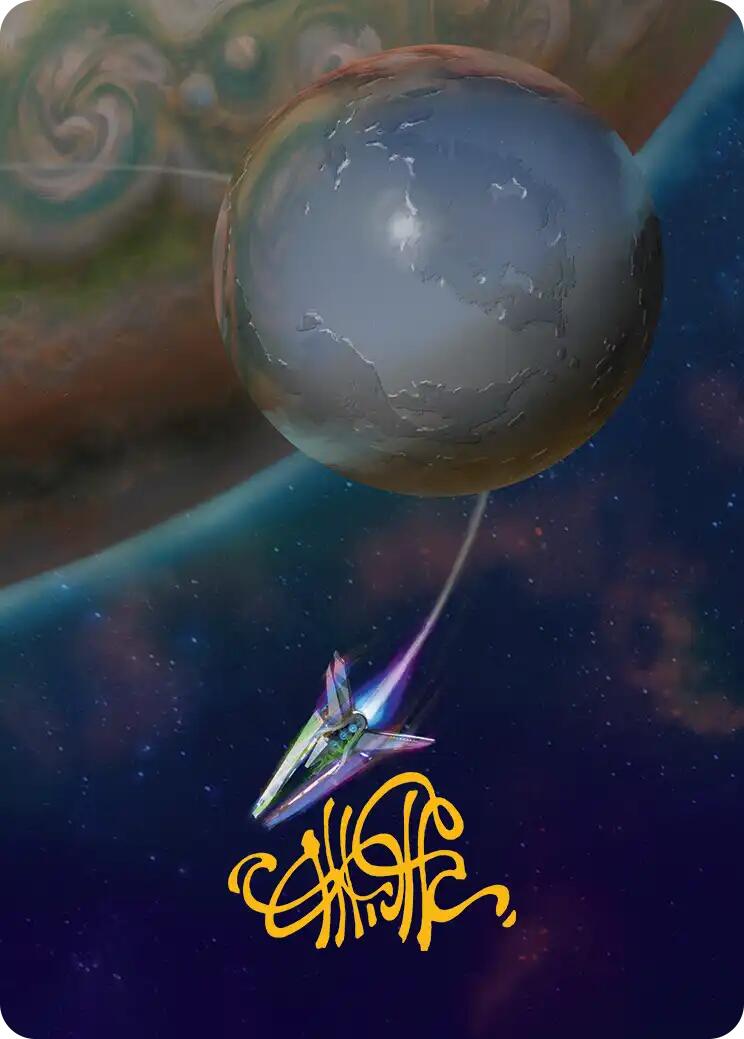 Reflecting Pool Art Card (Gold-Stamped Signature) [Edge of Eternities Art Series] | Card Merchant Takapuna