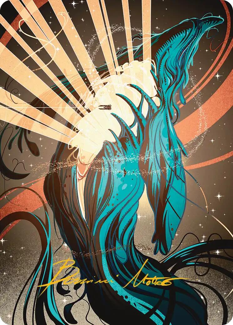 Swarmyard Art Card (Gold-Stamped Signature) [Edge of Eternities Art Series] | Card Merchant Takapuna