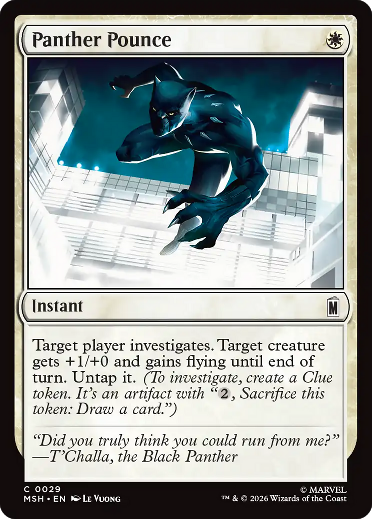 Panther Pounce [Marvel Super Heroes] | Card Merchant Takapuna