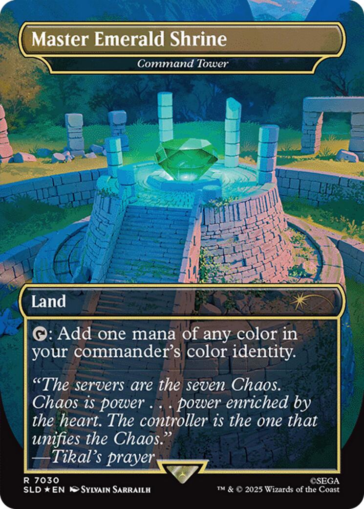 Master Emerald Shrine - Command Tower (7030) [Secret Lair Drop Series] | Card Merchant Takapuna