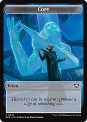 Copy // Pest Double-Sided Token [Edge of Eternities Commander Tokens] | Card Merchant Takapuna
