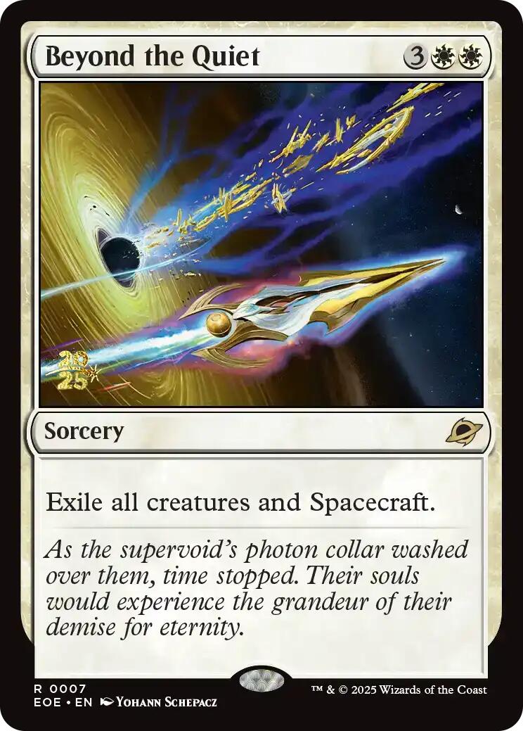 Beyond the Quiet [Edge of Eternities Prerelease Promos] | Card Merchant Takapuna